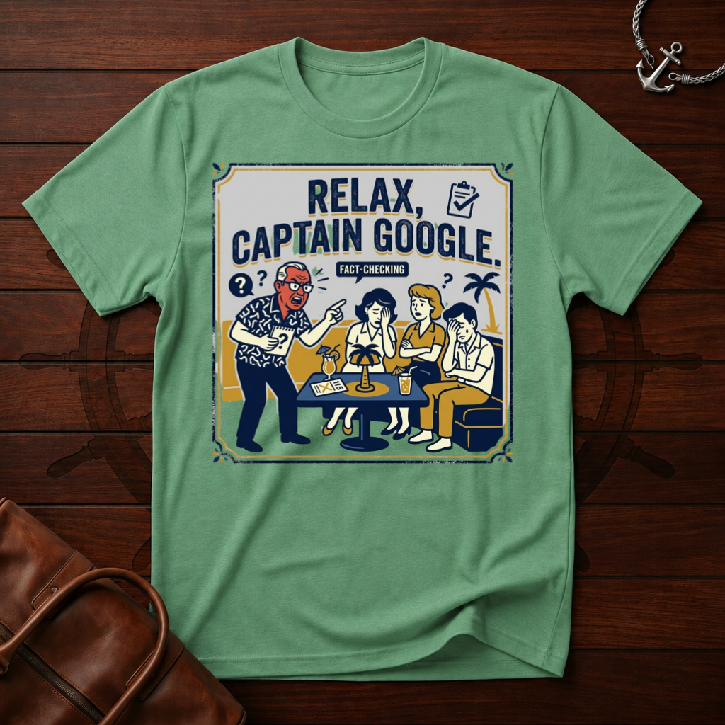 Relax Captain Google T-Shirt