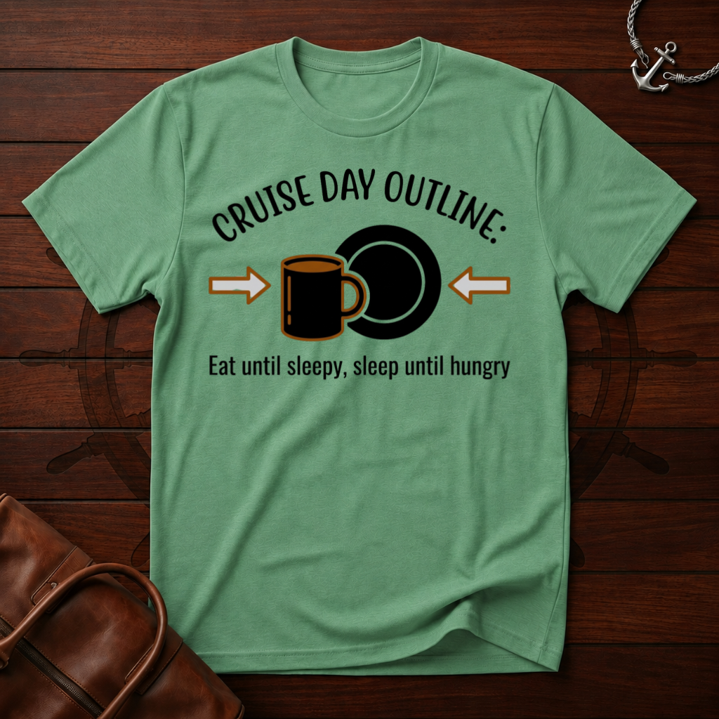 Cruise Day Outline T-Shirt