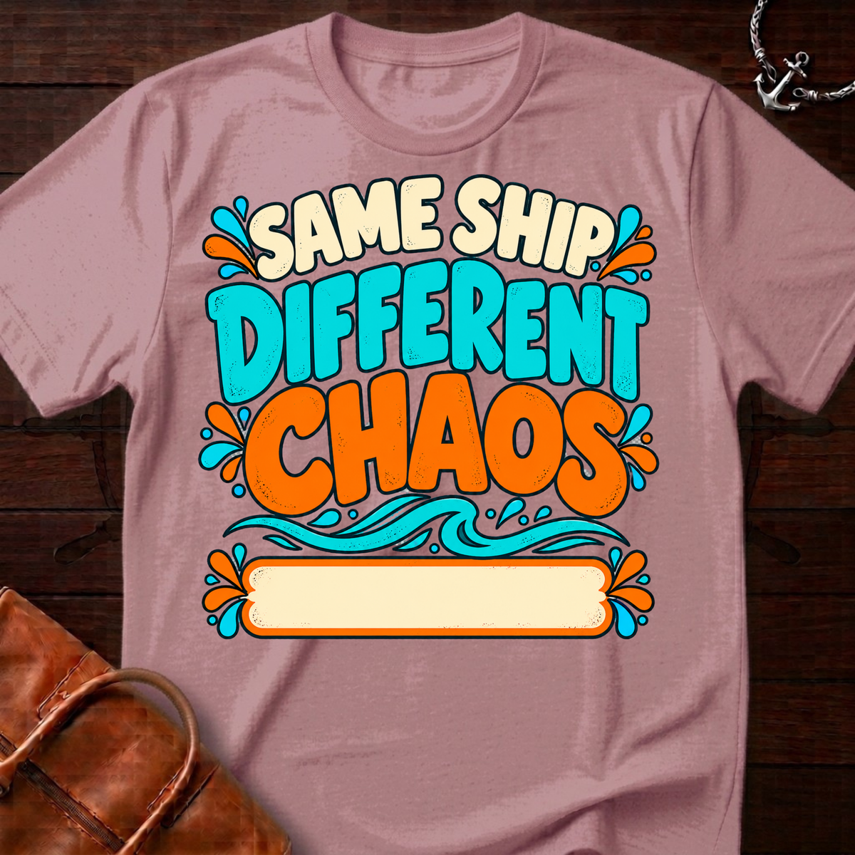 Same Ship Customizable T-Shirt