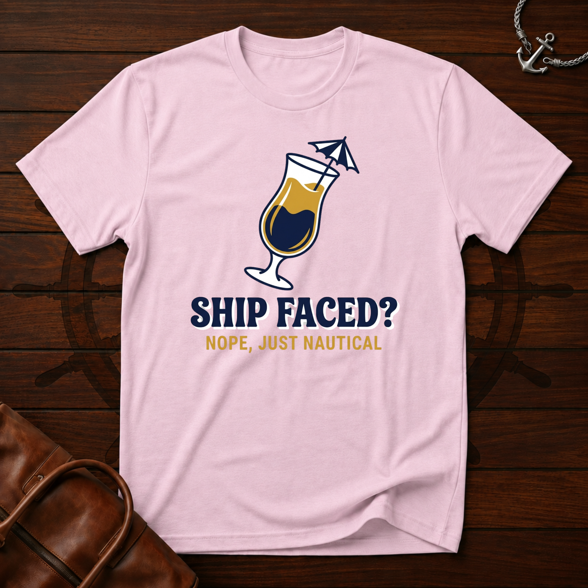 Ship Faced Nautical T-Shirt