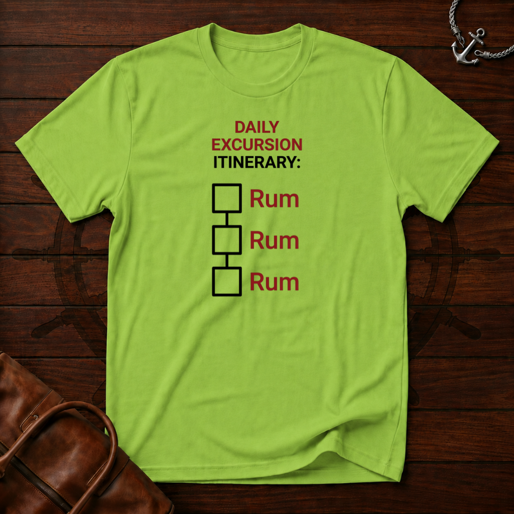 Daily Excursion Itinerary T-Shirt