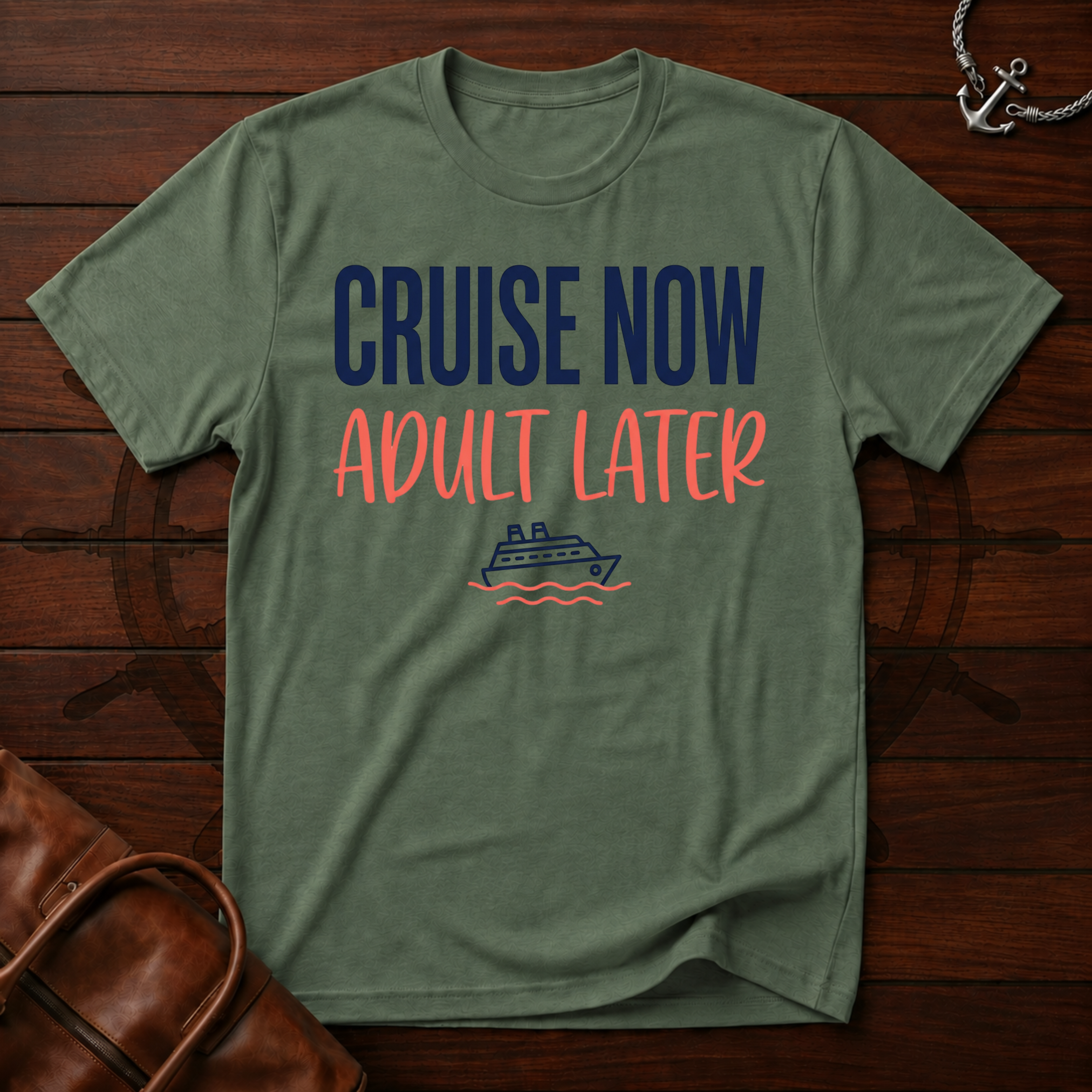 Cruise Now Adult Later T-Shirt