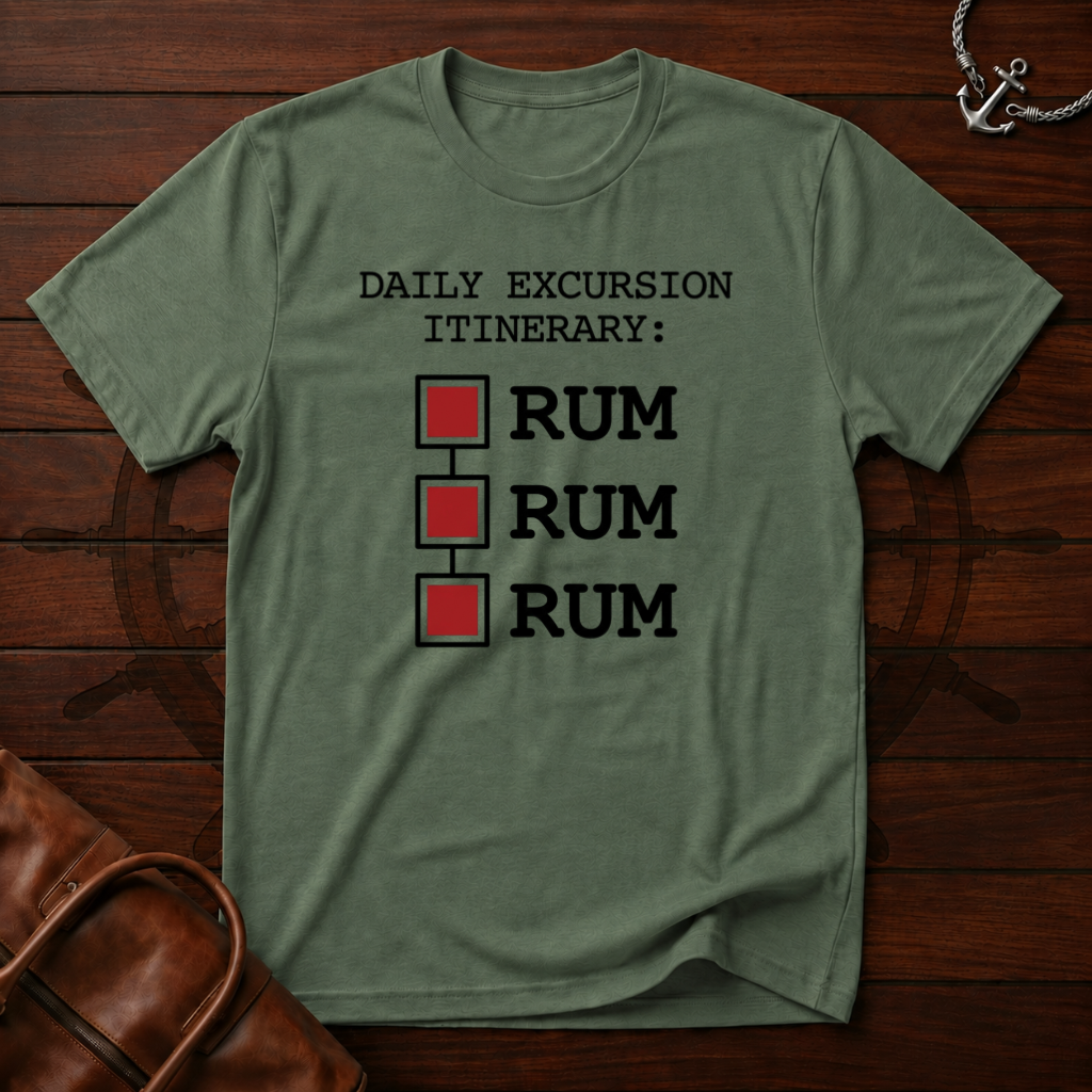 Daily Excursion Itinerary 2 T-Shirt