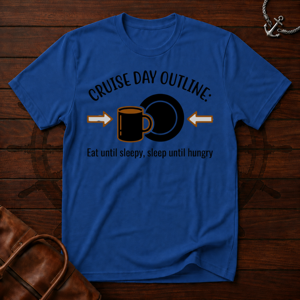 Cruise Day Outline T-Shirt