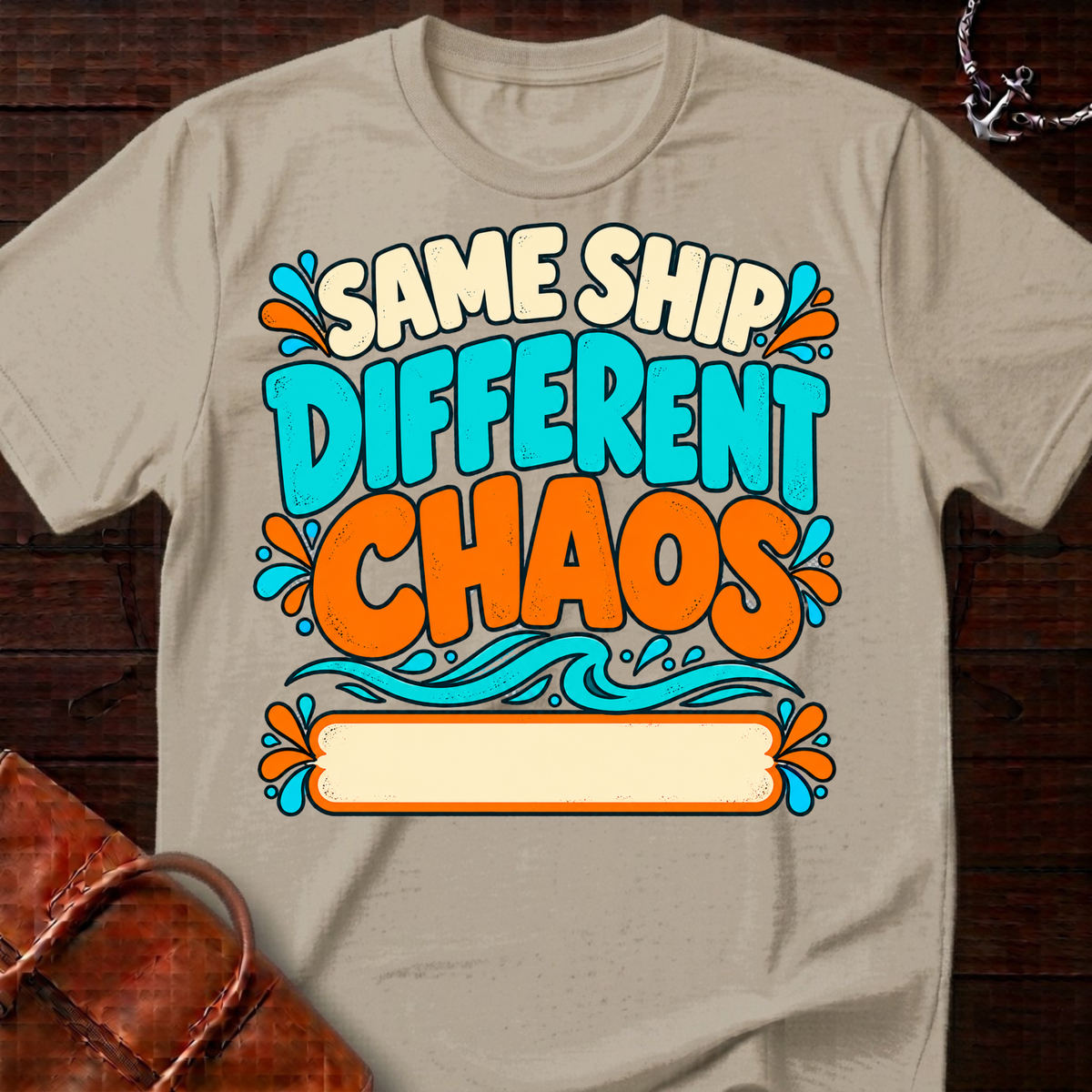Same Ship Customizable T-Shirt