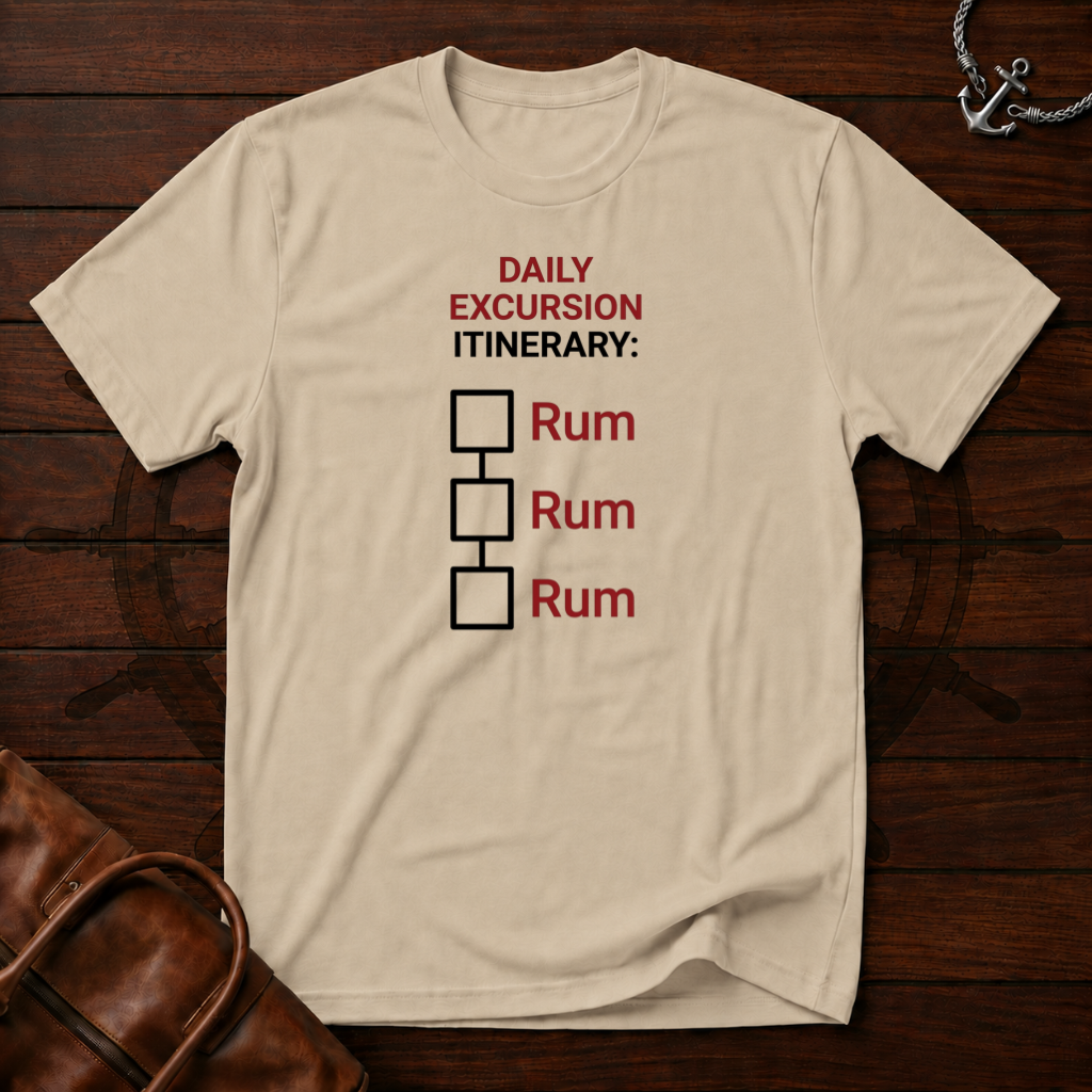 Daily Excursion Itinerary T-Shirt