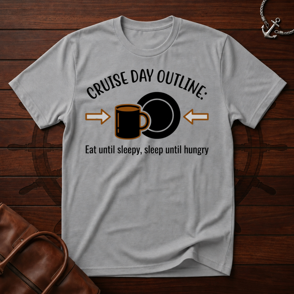 Cruise Day Outline T-Shirt