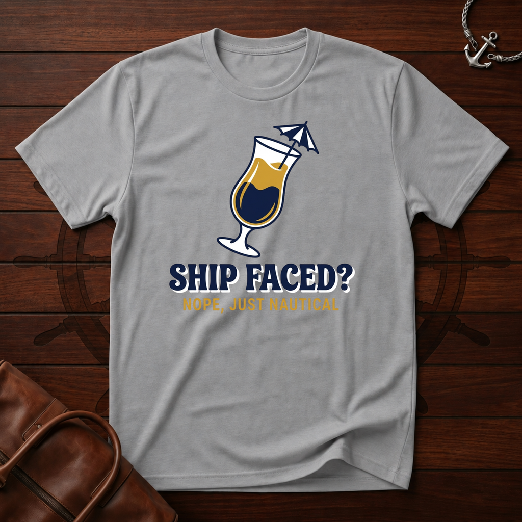 Ship Faced Nautical T-Shirt