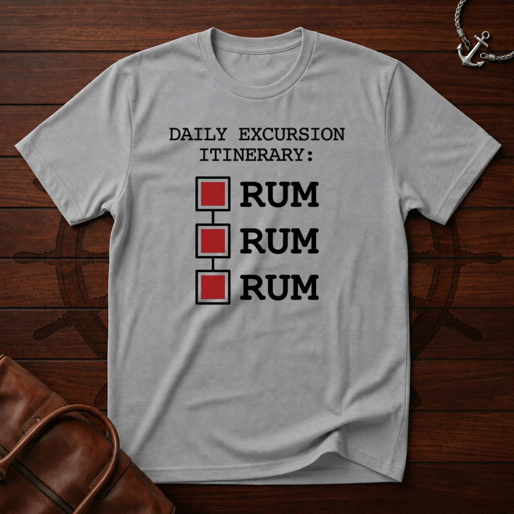 Daily Excursion Itinerary 2 T-Shirt