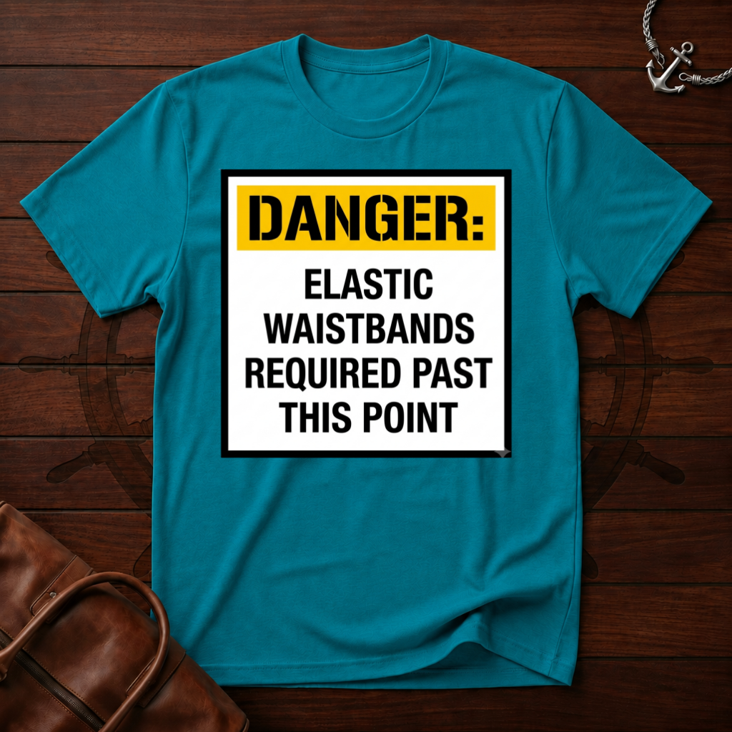 Danger Elastic Waistbands T-Shirt