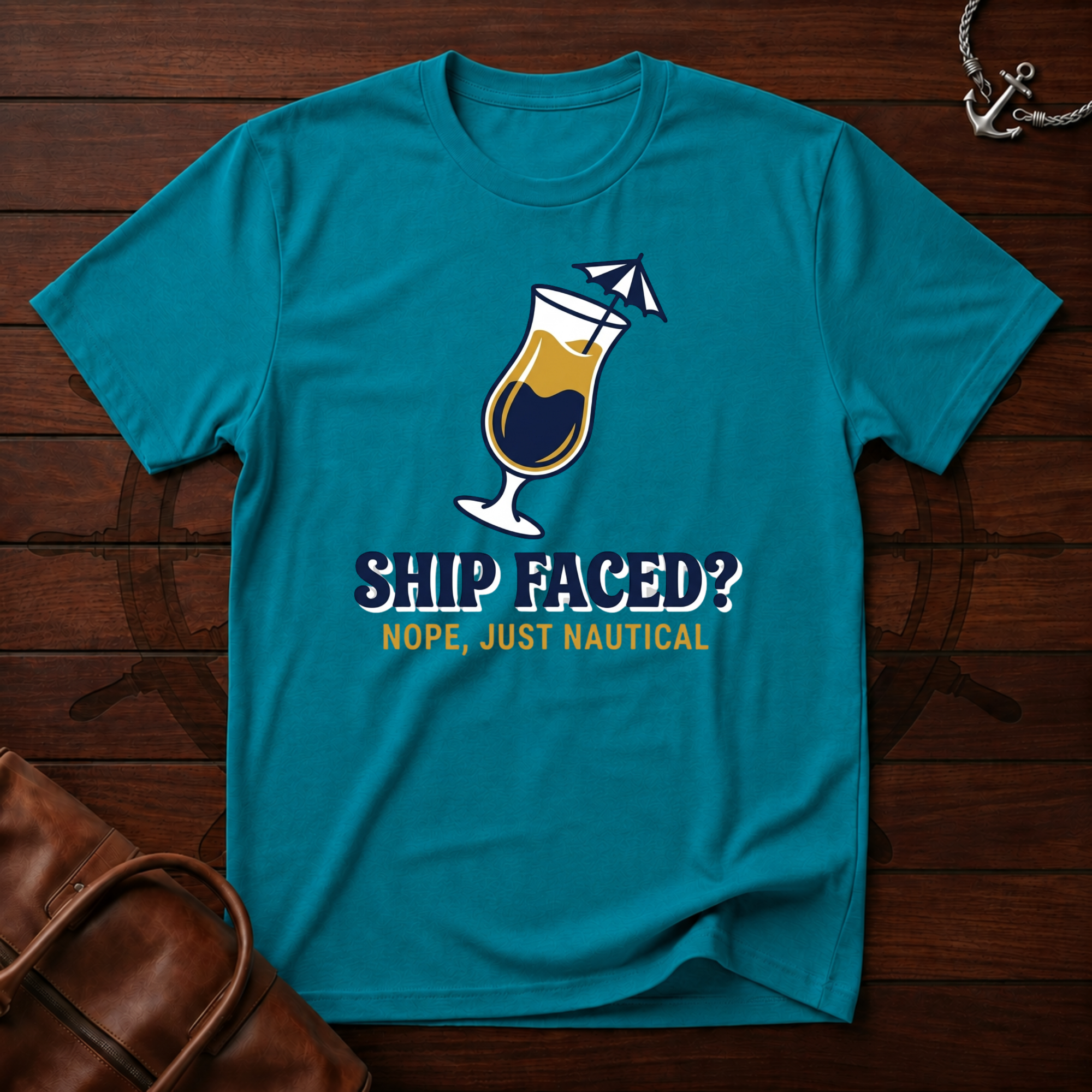Ship Faced Nautical T-Shirt