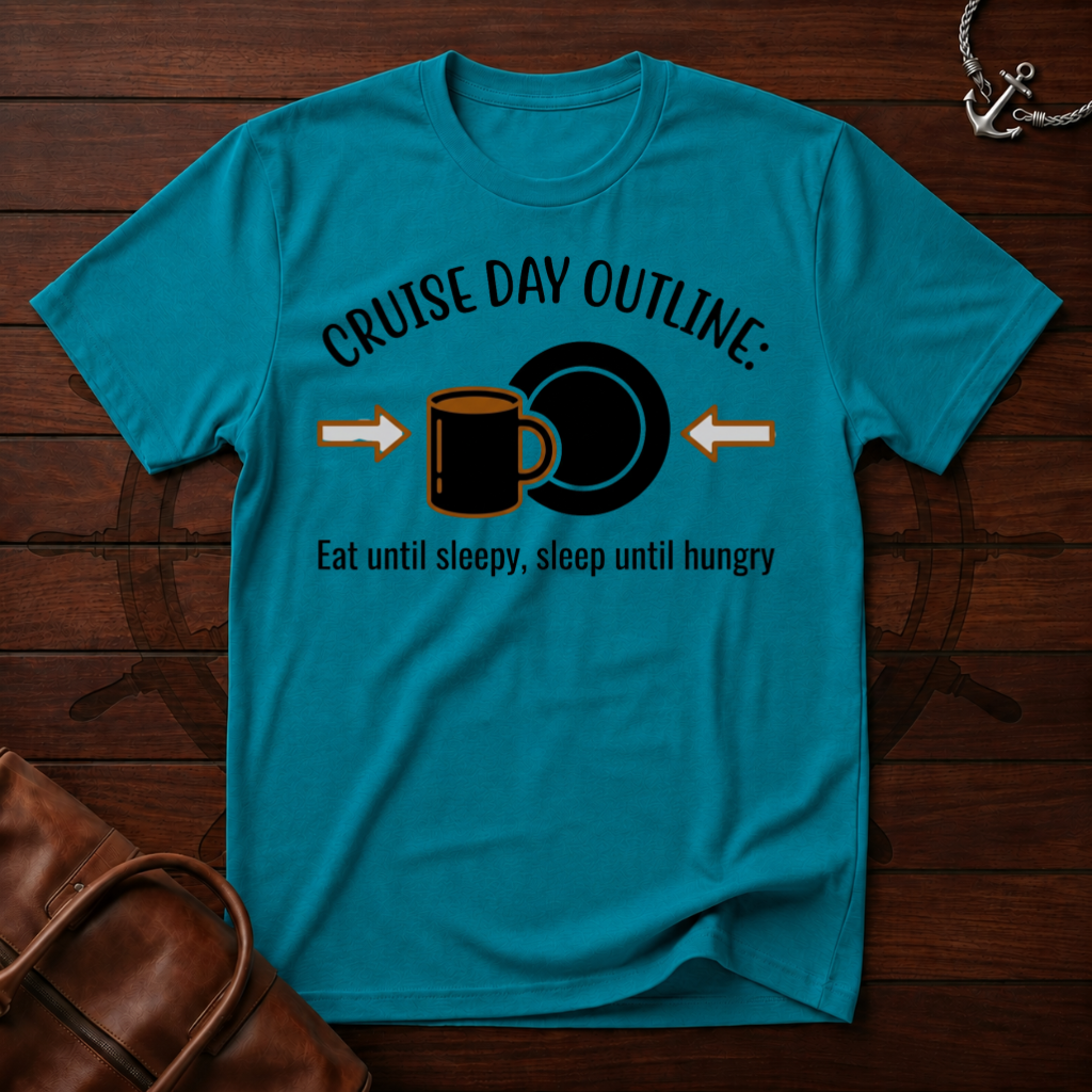 Cruise Day Outline T-Shirt