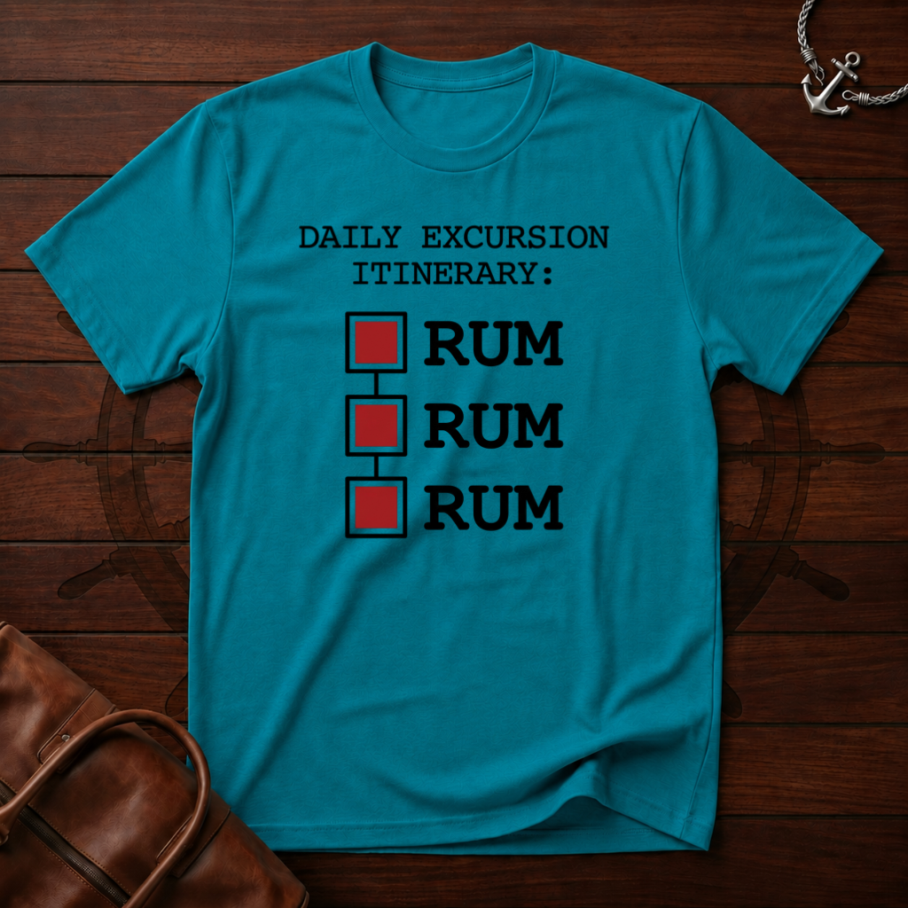 Daily Excursion Itinerary 2 T-Shirt