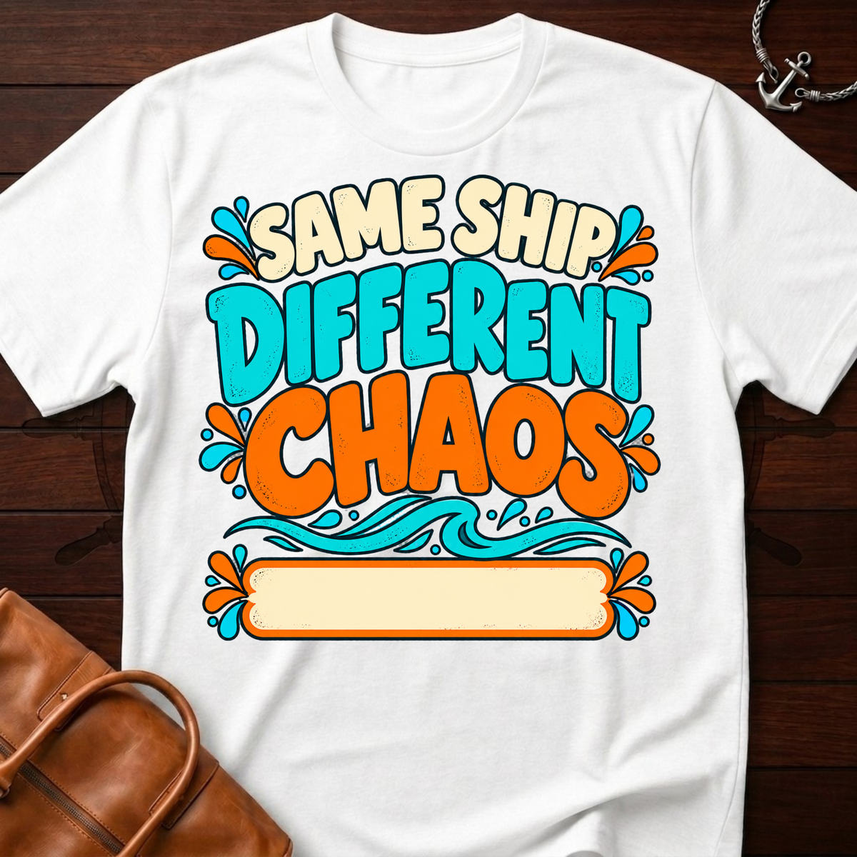 Same Ship Customizable T-Shirt