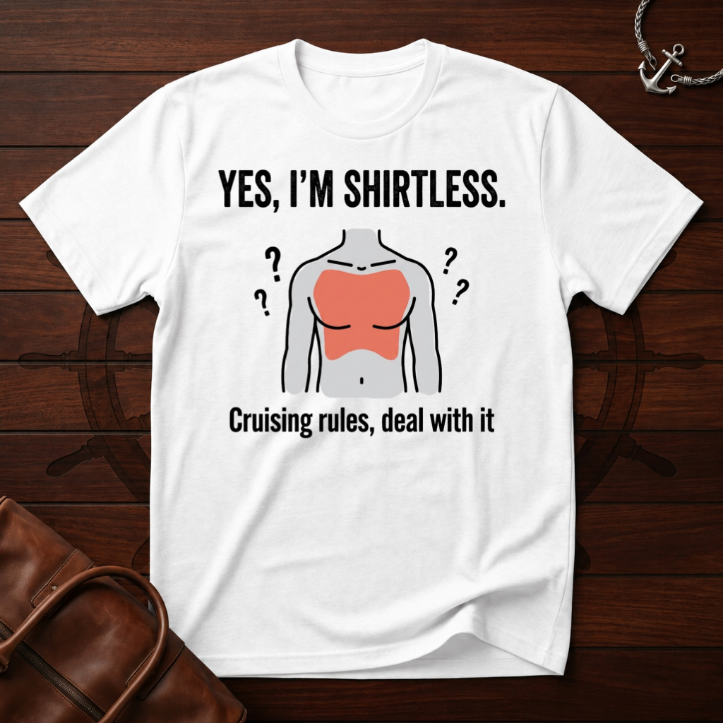 Yes I'm Shirtless T-Shirt