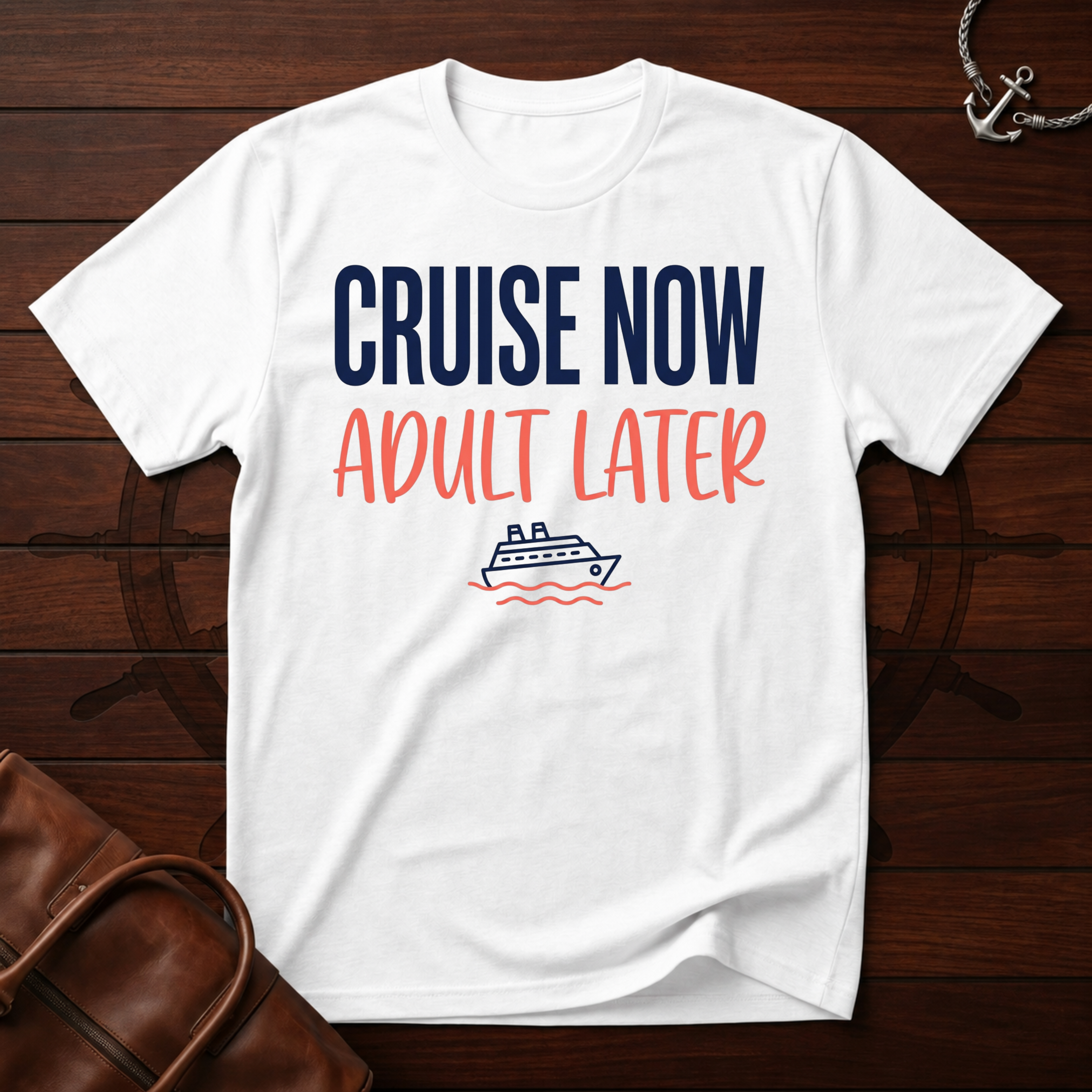 Cruise Now Adult Later T-Shirt