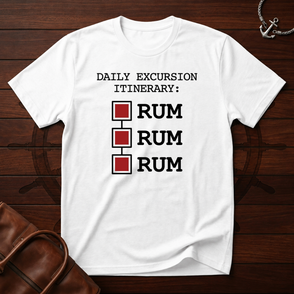 Daily Excursion Itinerary 2 T-Shirt