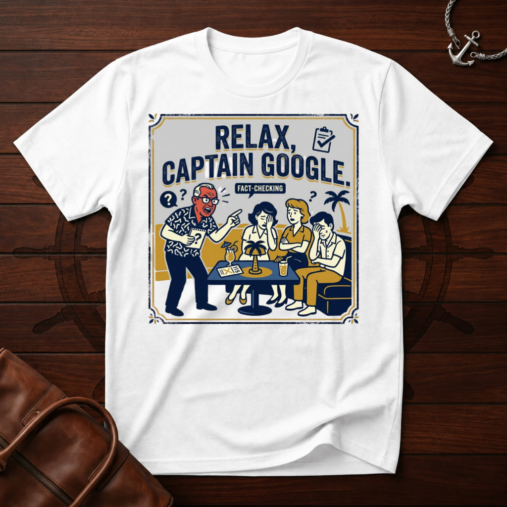 Relax Captain Google T-Shirt