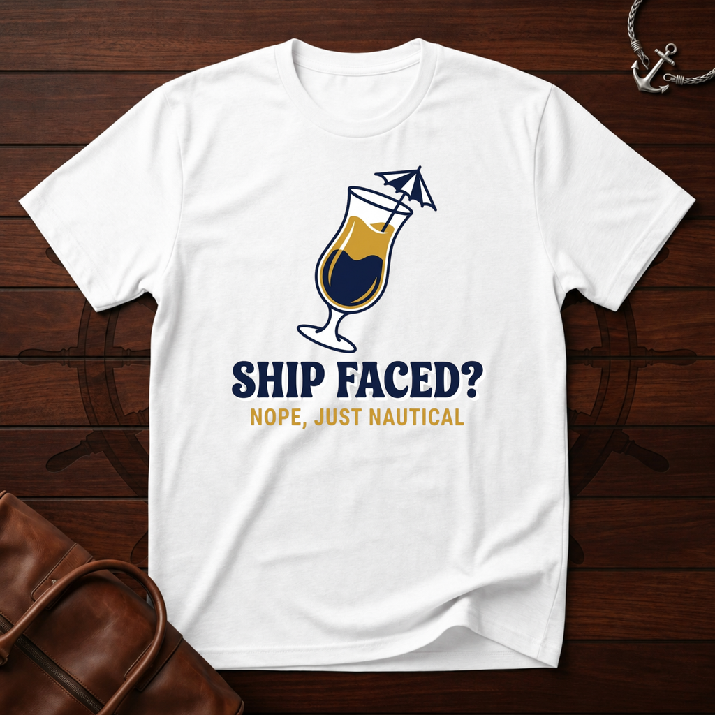 Ship Faced Nautical T-Shirt